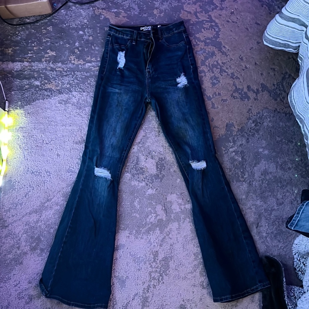 Flared jeans